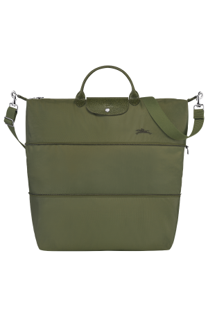 Sac de voyage en toile de nylon pliage green longchamp