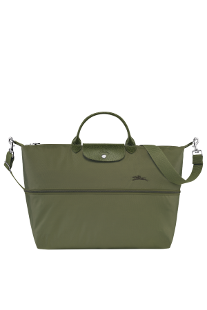 Sac de voyage en toile de nylon pliage green longchamp