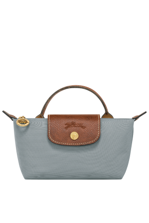 Longchamp trousse cosmétiques Le Pliage Original en toile et cuir
