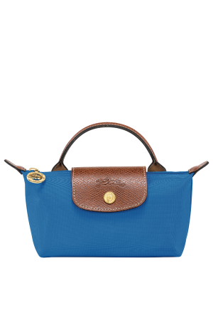 Longchamp trousse cosmétiques Le Pliage Original en toile et cuir
