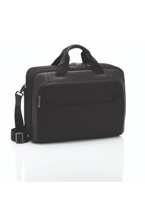 porte-documents Porsche Design Roadster M en nylon et cuir noir