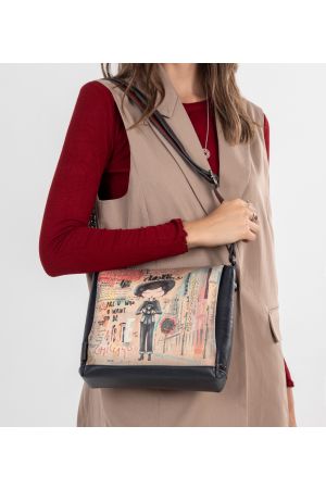 Sac bandoulière 3 poches - Anekke 