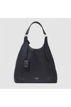 Sac cabas Alphonse par Lancel en cuir noir