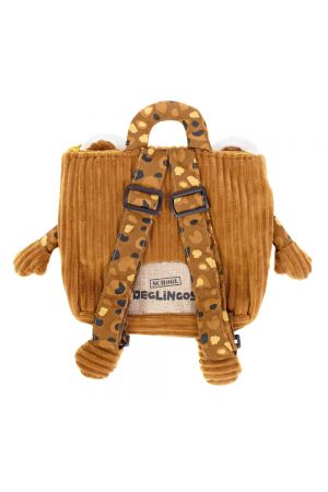 Sac à dos velours Spéculos LE TIGRE 25cm 