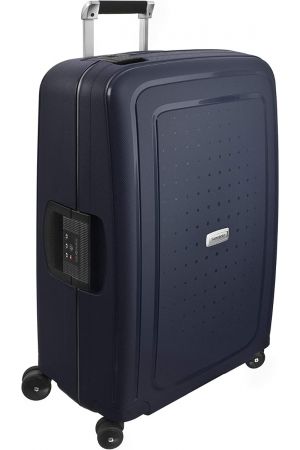 valise rigide 4 roues 69cm Samsonite S'cure bleu nuit
