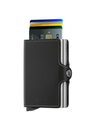 Double porte-cartes anti RFID noir