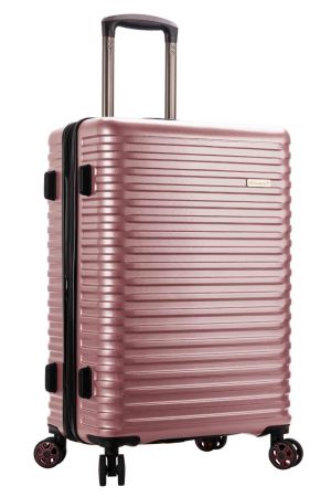 valise Snowball taille cabine 55cm en polycarbonate rose