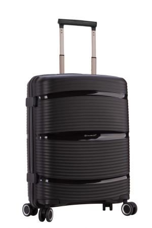 Valise cabine 4 roues 55cm noir - SNOWBALL 