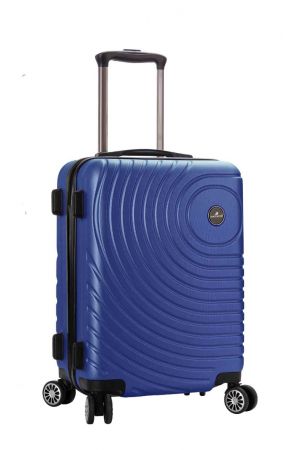 valise rigide 4 roues Snowball taille moyenne 65cm bleu navy