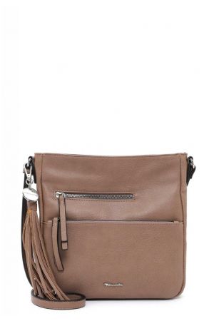 sac bandoulière Tamaris Adèle similicuir grainé taupe