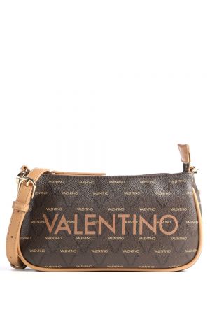sac porté épaule Valentino Liuto en synthétique marron imprimé logo