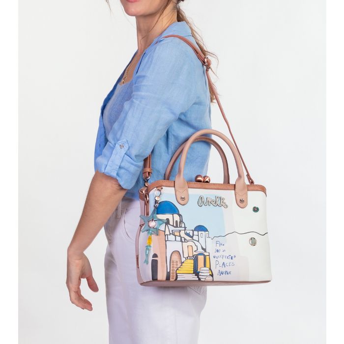Sac a main avec fermeture a clip Mediterranee ANEKKE SACBAGAGE SacBagage