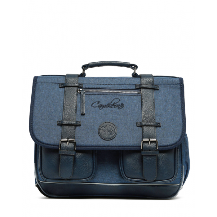 Cartable vintage 38cm Totaly Navy CAMELEON SacBagage SacBagage