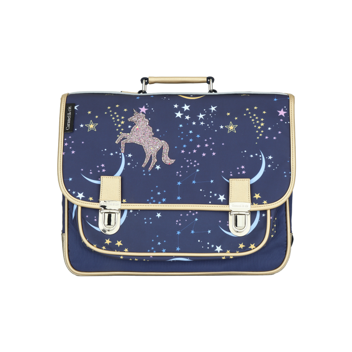 Cartable 38cm motif Licorne CARAMEL CIE SacBagage SacBagage