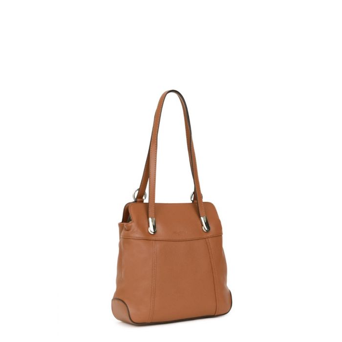 Sac Transformable Hexagona En Cuir - Compatible Téléphone - Collection Confort - 33x19x13cm
