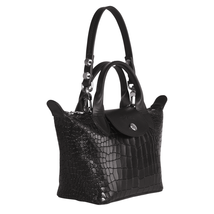 Le mini pliage cuir croco sales