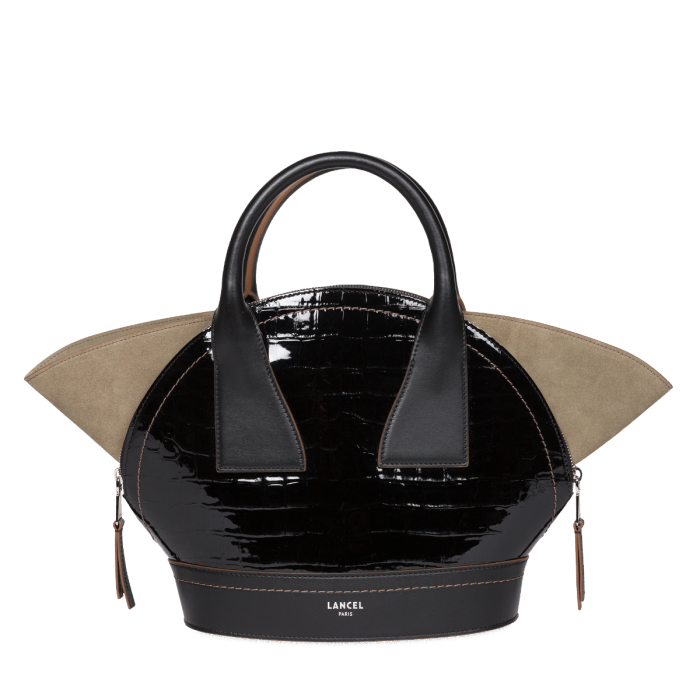 Sac lancel noir 2025 croco